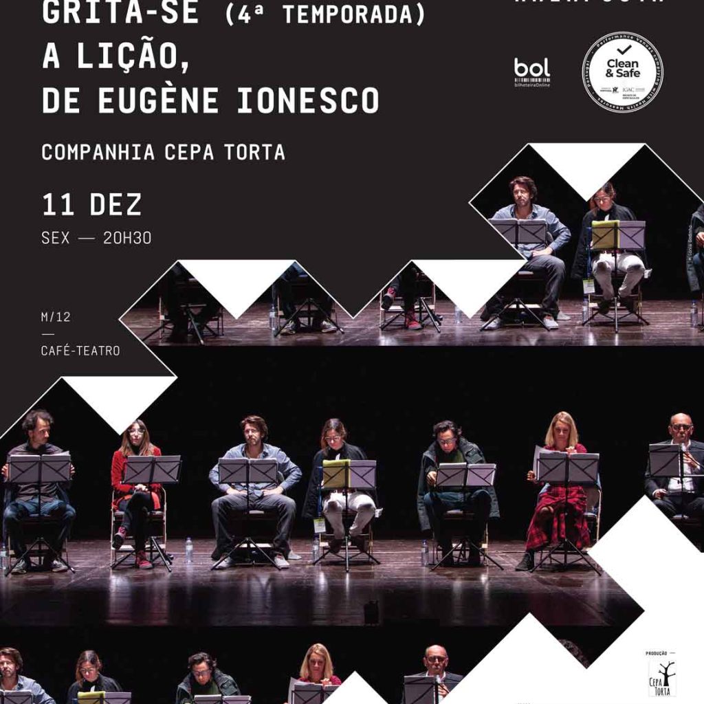 FESTIM ESTA NOITE GRITA-SE - 4* TEMPORADA: A LIÇÃO, DE EUGÈNE IONESCO